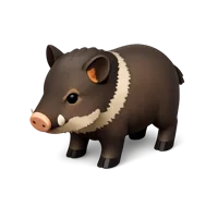 Peccary 3D icon