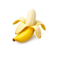 Peeled Banana 3D icon