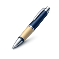 Blue Pen 3D icon