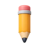 Pencil 3D icon