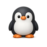 Penguin 3D icon