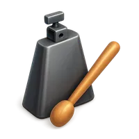 Percussion Cowbell 3D icon