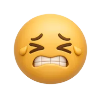 Persevering Face 3D icon