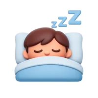 Person Sleeping 3D icon