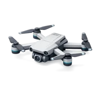 Blue Personal Drone 3D icon