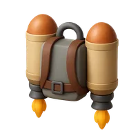 Personal Jetpack 3D icon