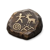 Petroglyph Stone 3D icon