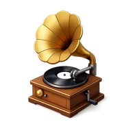 Phonograph 3D icon