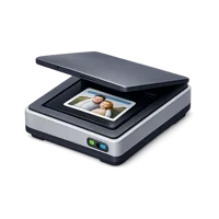 Blue Photo Scanner 3D icon