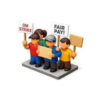 Picket Line 3D icon