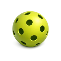 Yellow Pickleball 3D icon