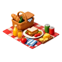 Red Picnic 3D icon
