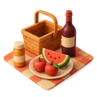 Picnic 3D icon