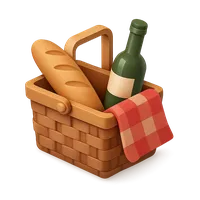 Picnic Basket 3D icon