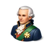 Blue Pierre-Simon Laplace 3D icon