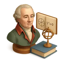 Pierre-Simon Laplace 3D icon