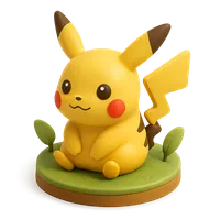 Pikachu 3D icon
