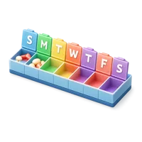 Blue Pill Organizer 3D icon