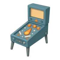 Pinball machine 3D icon