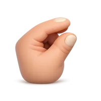 Pinch Gesture 3D icon