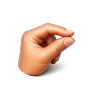 Pinching Fingers 3D icon