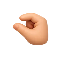 Pinching Hand 3D icon