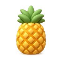 Pineapple 3D icon