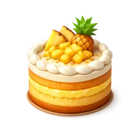 Pineapple Cake 3D icon