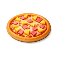 Amber Pineapple Pizza 3D icon