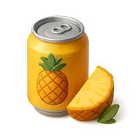 Pineapple Soda 3D icon