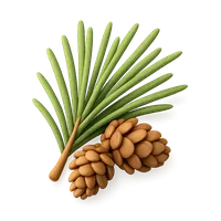 Pine Needle Cluster 3D icon