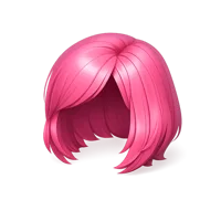 Pink Wig 3D icon