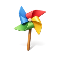 Pinwheel 3D icon