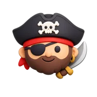 Pirate 3D icon