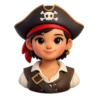 Pirate Avatar 3D icon
