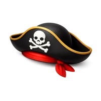 Pirate Hat 3D icon