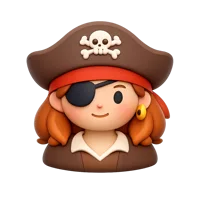 Pirate Woman 3D icon