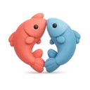 Pisces 3D icon