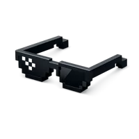 Pixel Sunglasses 3D icon