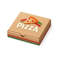 Amber Pizza Box 3D icon