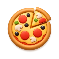 Pizza 3D icon