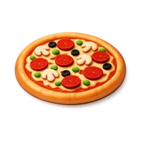Red Pizza 3D icon