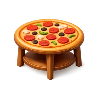 Pizza Table 3D icon