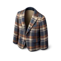 Plaid Blazer 3D icon