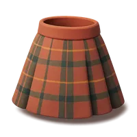 Plaid skirt 3D icon