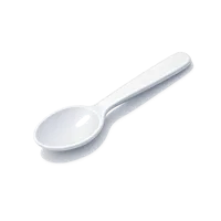 Plastic Spoon 3D icon