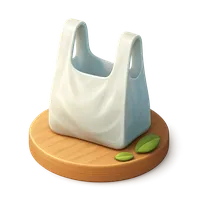 Plastic Bag 3D icon