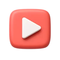 Play Button 3D icon