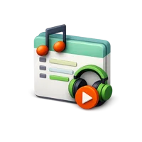 Playlist 3D icon