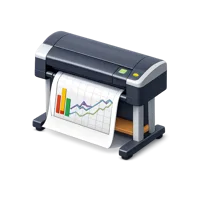 Plotter 3D icon